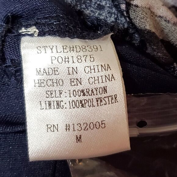 ANTHROPOLOGIE Entro Blue Purple Boho Floral Flare Sleeve Keyhole Swing Dress - Picture 13 of 13